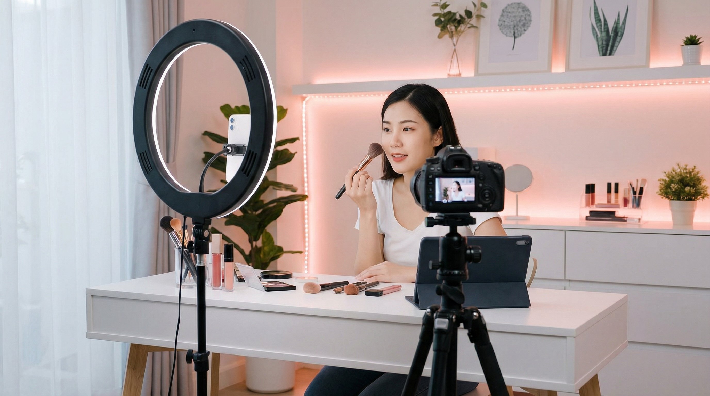 后座激情精选视频：美妆教学